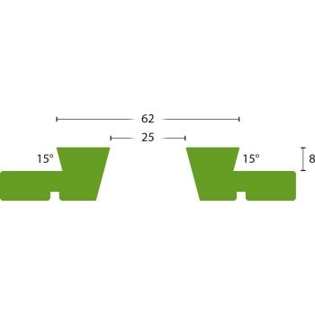 Axminster SK100 Schwalbenschwanzbacken Typ B