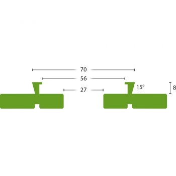 Axminster SK114 Schwalbenschwanzbacken Typ C