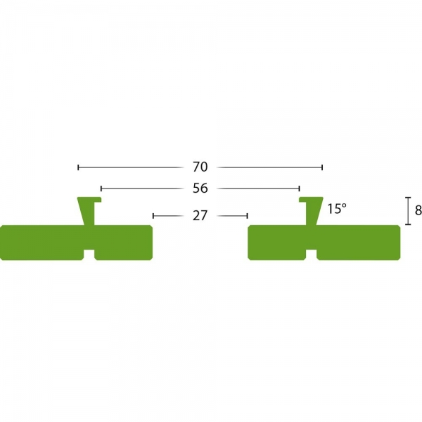 Axminster SK114 Schwalbenschwanzbacken Typ C